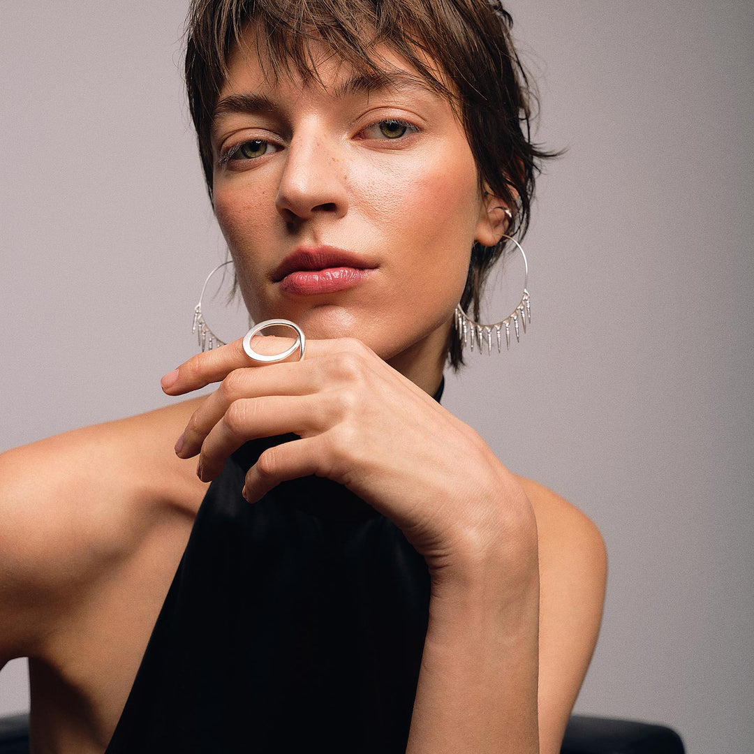 Cercei Iman, Argint Aurit