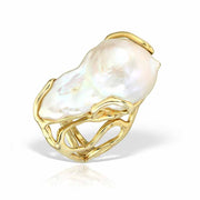 Disorder More Ring in Gilded Silver