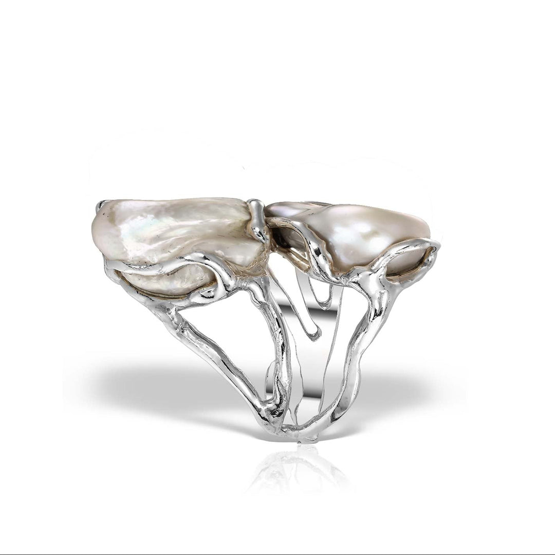 Dual Disorder Ring, Silver