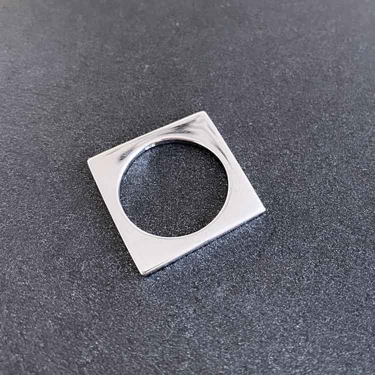 Five Corners Ring in Silver