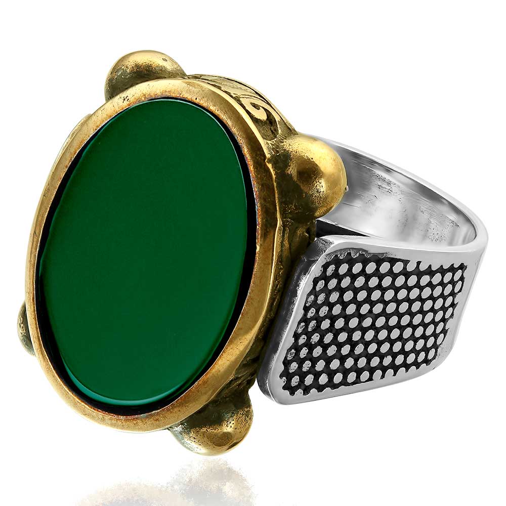 Mankind Zaire Vert Silver Ring