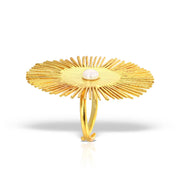 Midsommar Ring, Gold Plated Silver