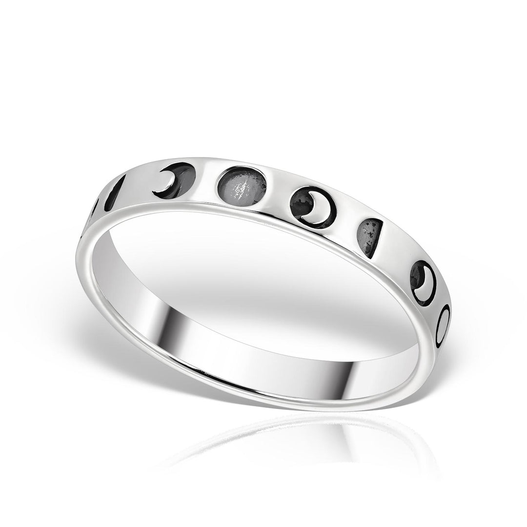 Lunar Star Ring, Silver