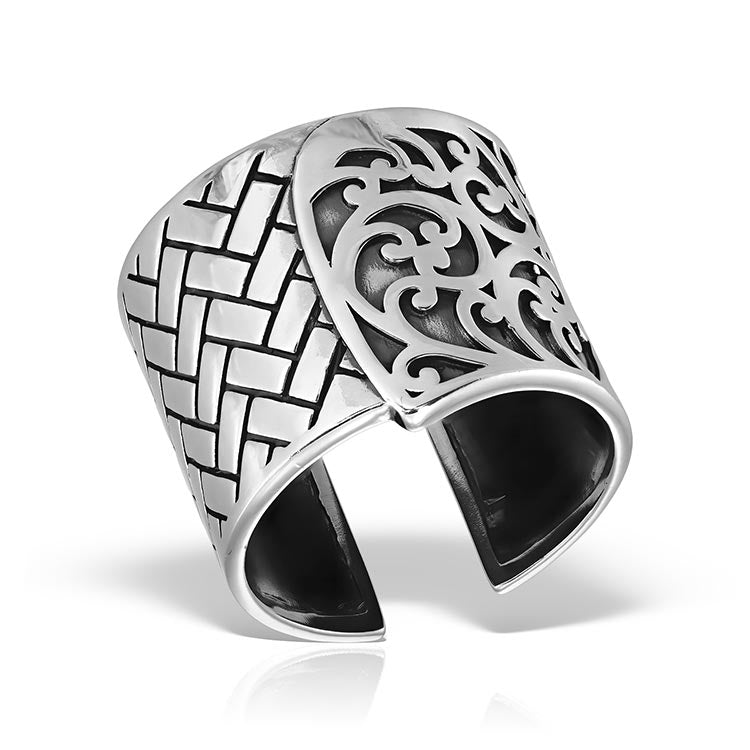 Mercurial Band Ring, Silver