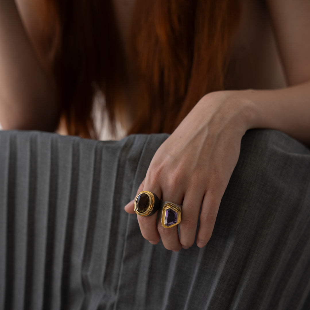 Inel Aristocracy Morals - Ametist, Argint