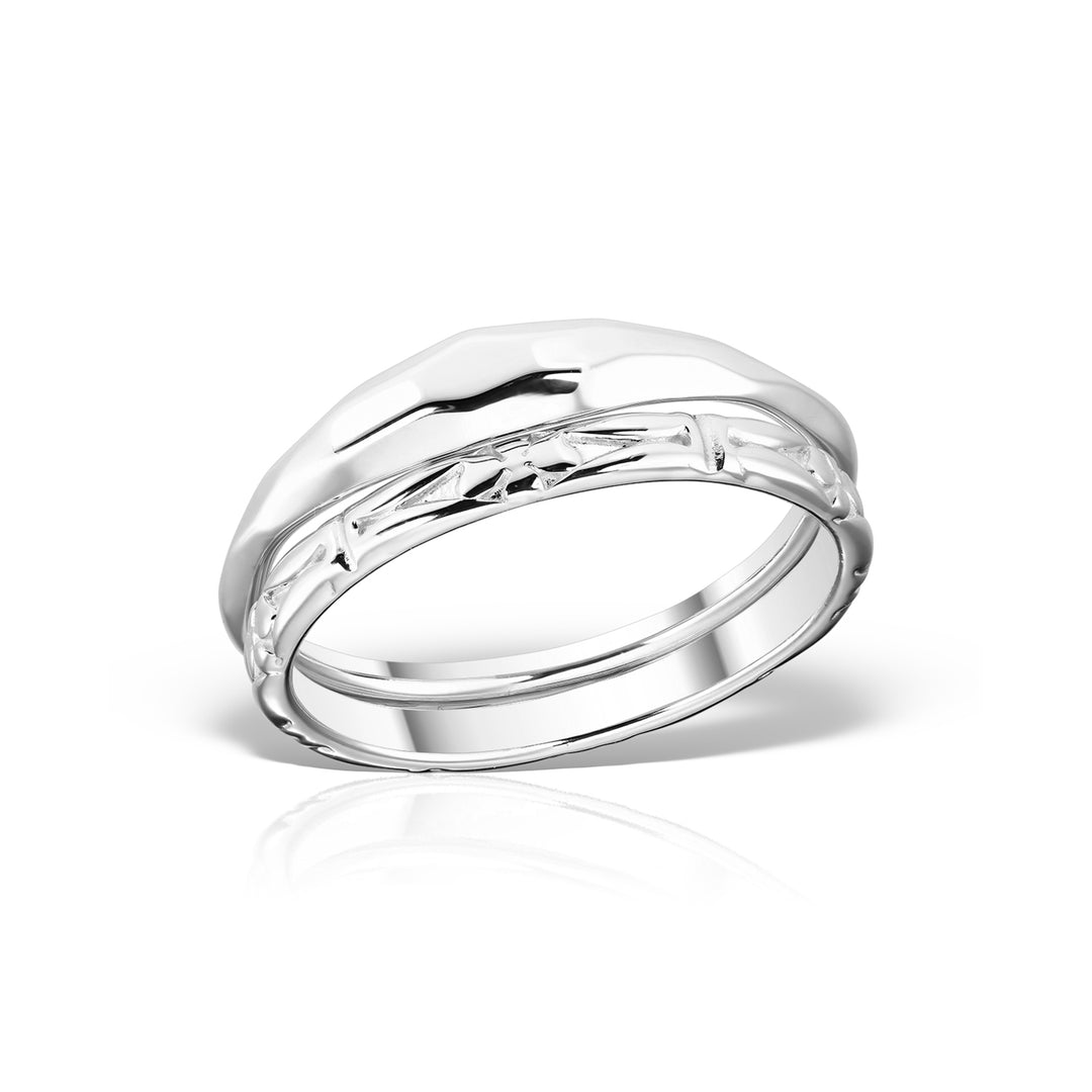 Inele-Set Opposites Attract, Argint