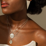 Silver Libertas necklace