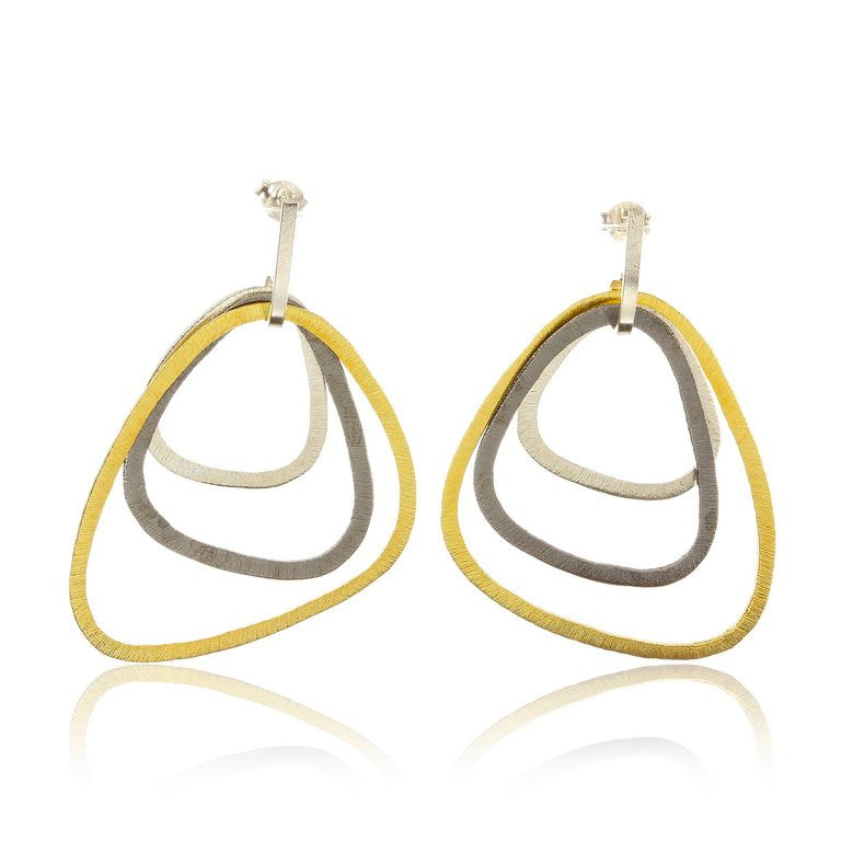 Cercei Contour Troix din Argint