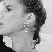 Cercei Right Now din Argint Aurit